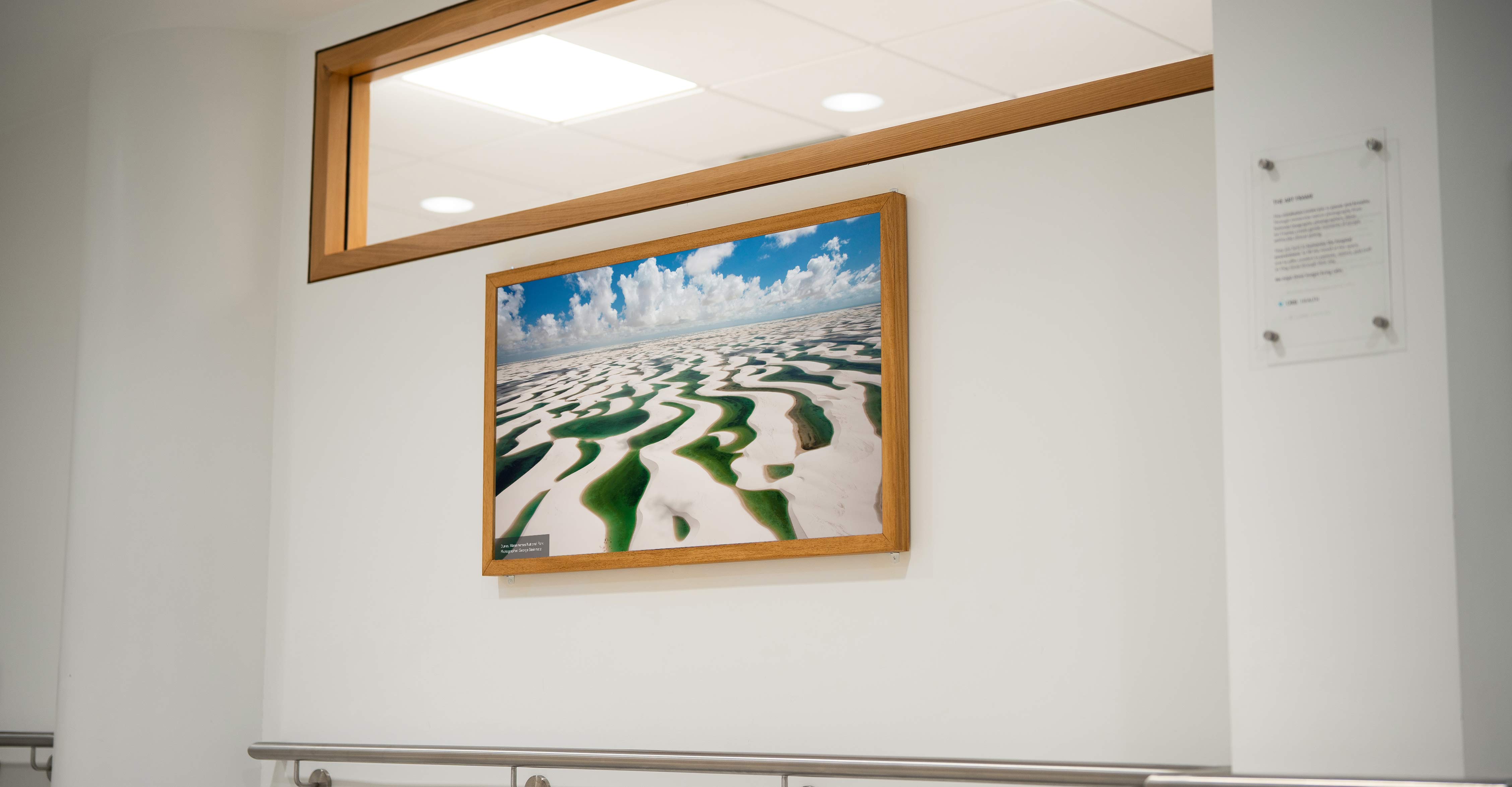 Nature imagery for clinical environments